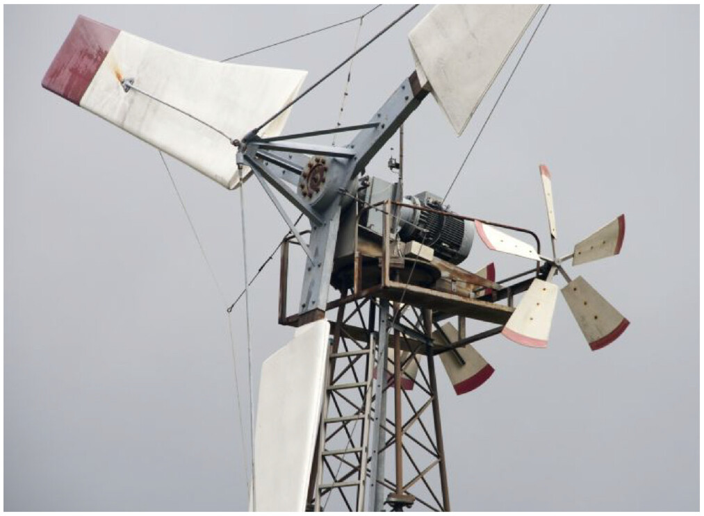 The history of wind turbine development